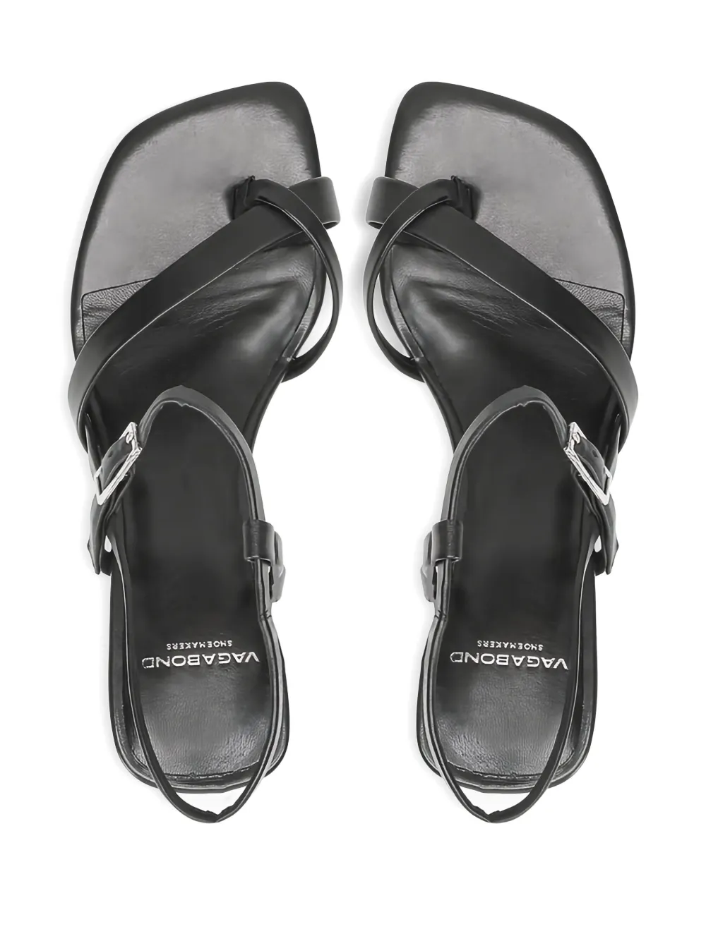 VAGABOND 70mm Luisa buckle-fastening sandals Black