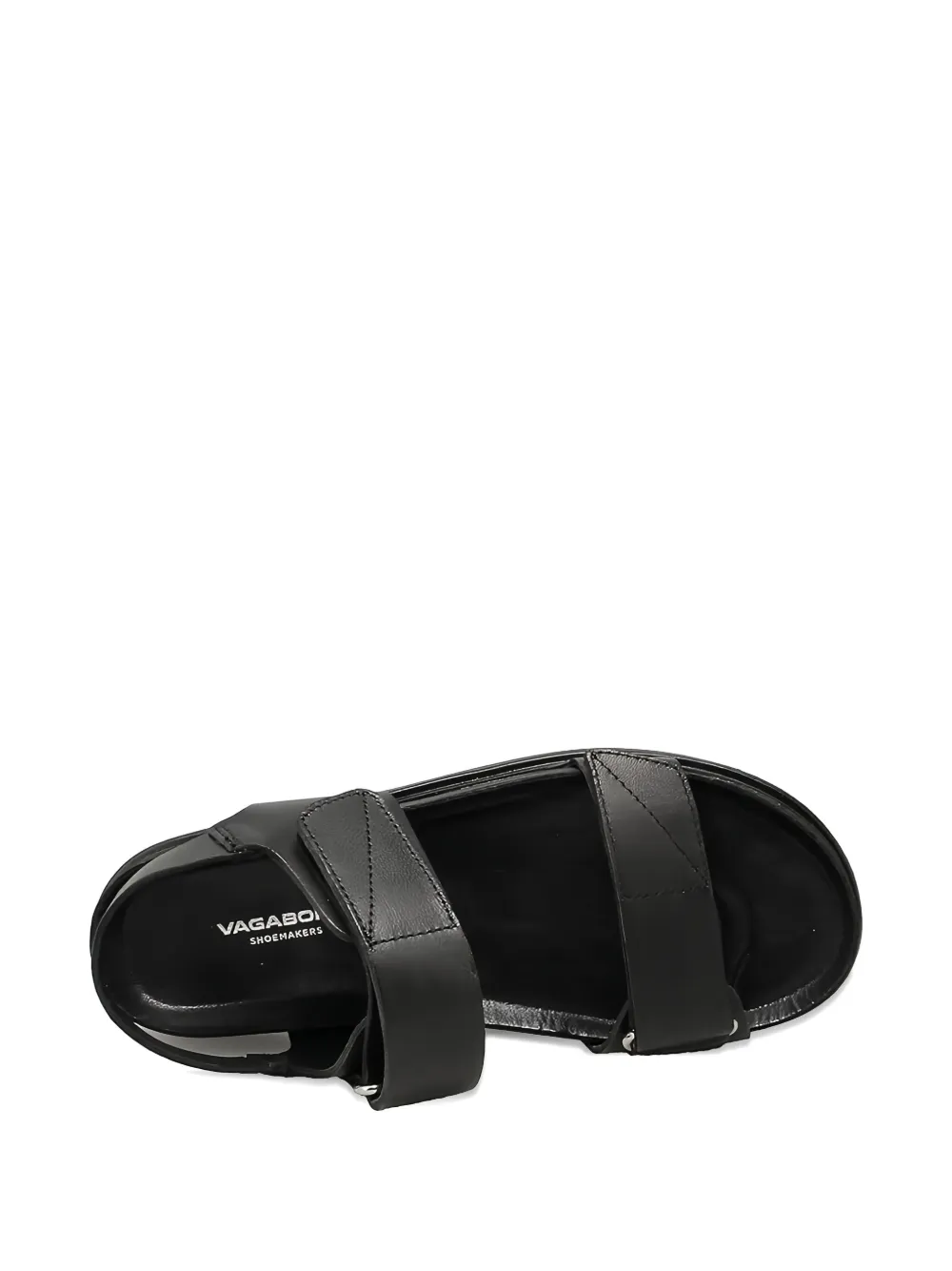 VAGABOND Erin double-strap flat sandals Black