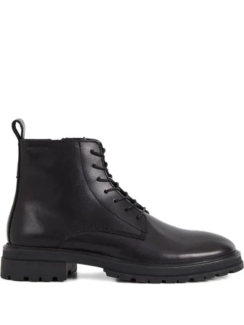 VAGABOND Johnny 2.0 lace-up zip combat boots