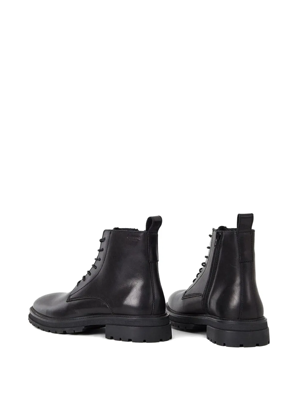 VAGABOND Johnny 2.0 lace-up zip combat boots Black