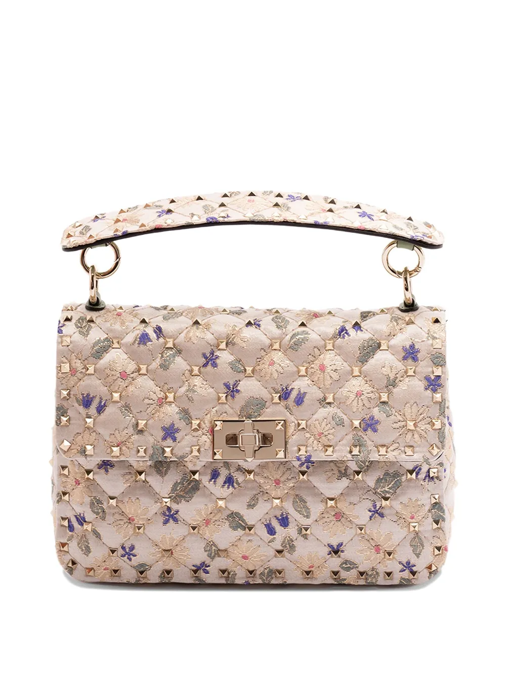 Valentino Garavani Rockstud Spike shoulder bag Beige