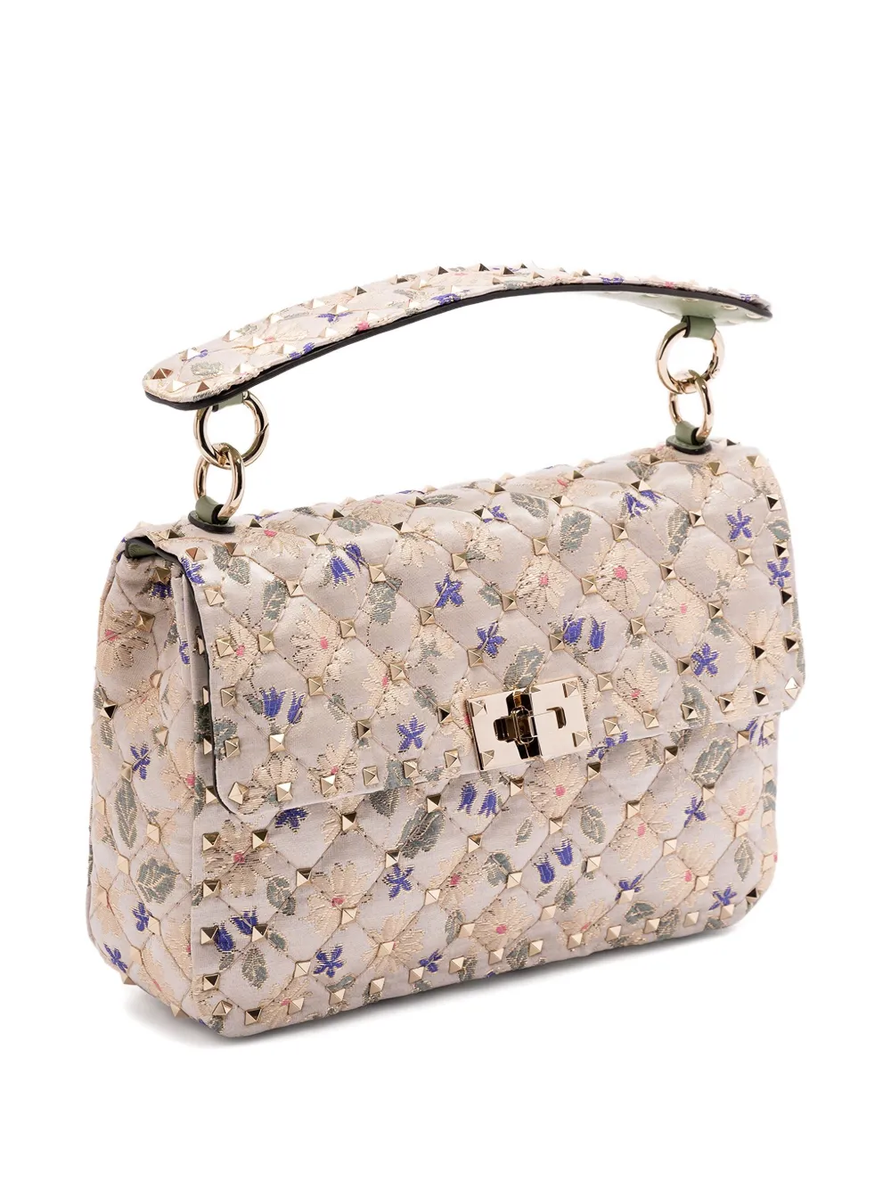 Valentino Garavani Rockstud Spike schoudertas Beige