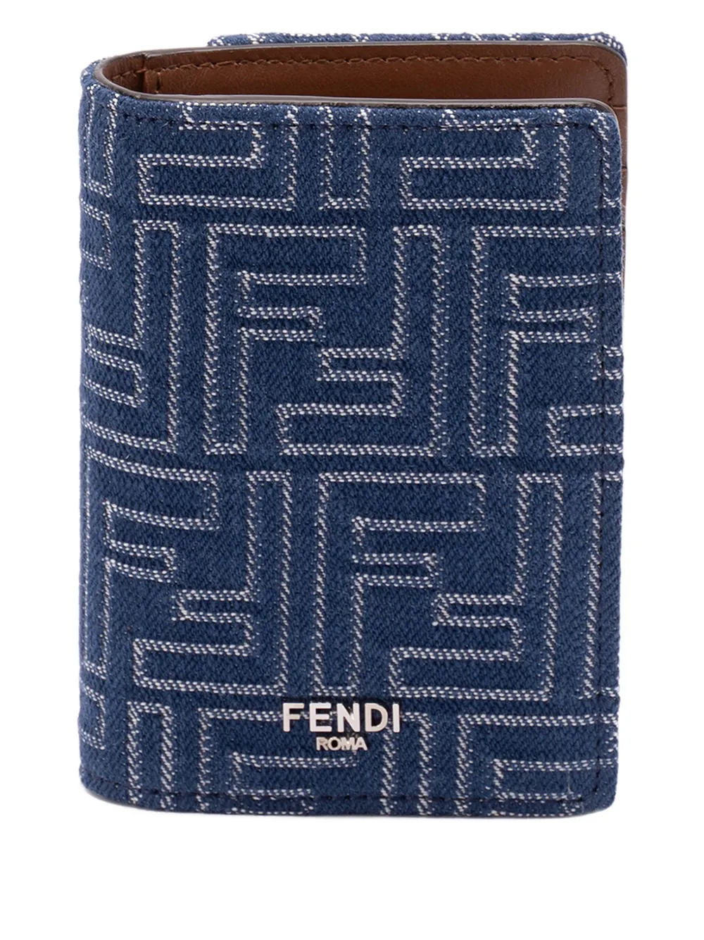 FENDI FF denim wallet | Blue | Image 1