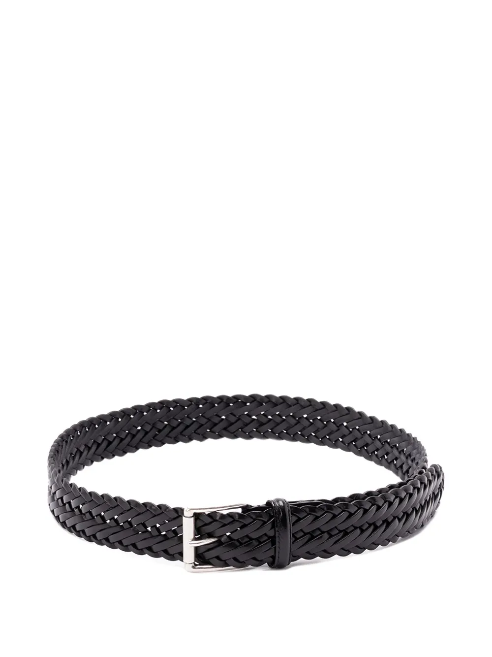 Anderson's braided leather belt | Black | Image 1