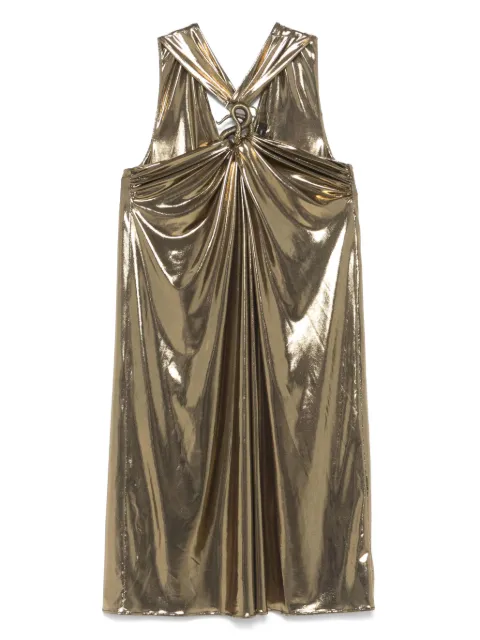 Barbara Bui vestido con efecto metalizado