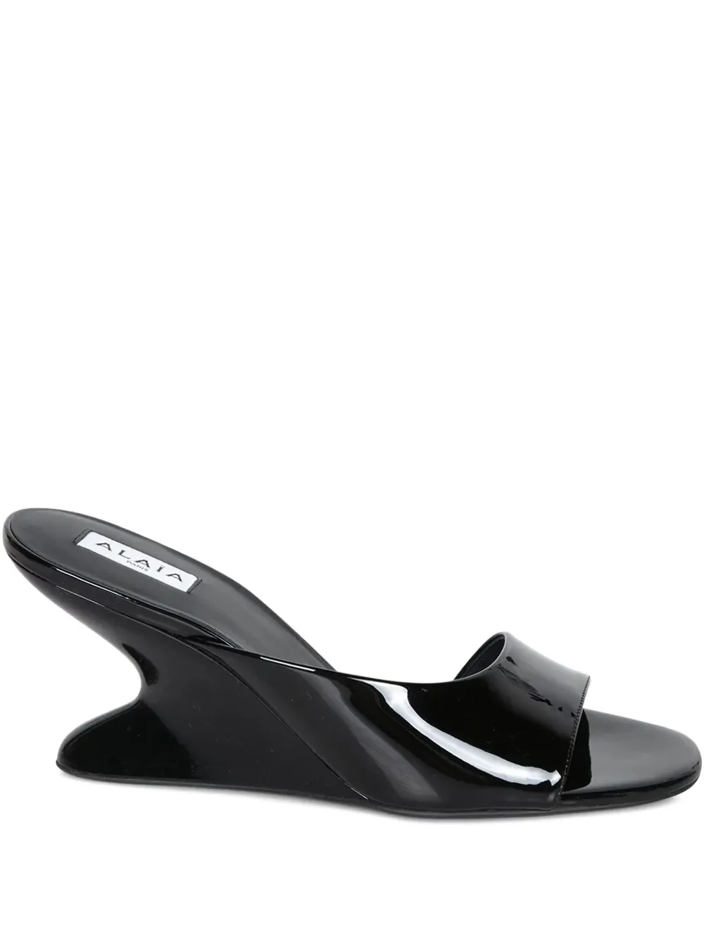 Alaïa 90mm sculpted-heel open-toe sandals | Black | Image 1