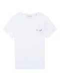 Maison Labiche embroidered script T-shirt - White