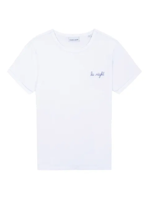 Maison Labiche T-shirt con ricamo