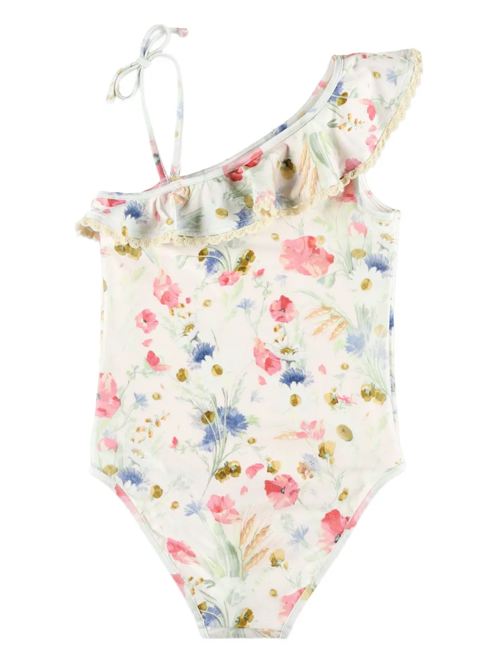 ZIMMERMANN Kids Asymmetrisch badpak Wit