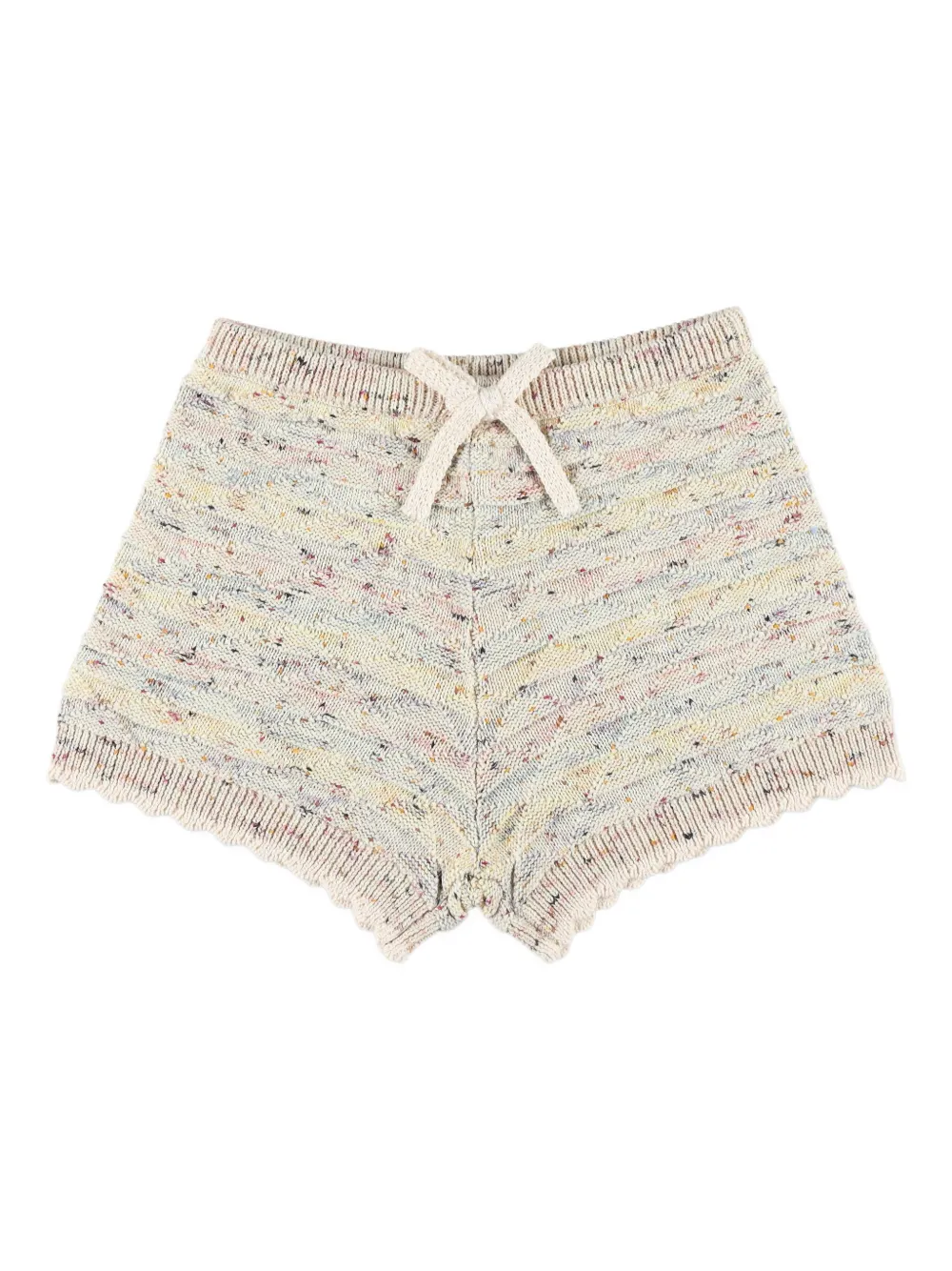 ZIMMERMANN Kids short en maille texturée | tons neutres | Image 1