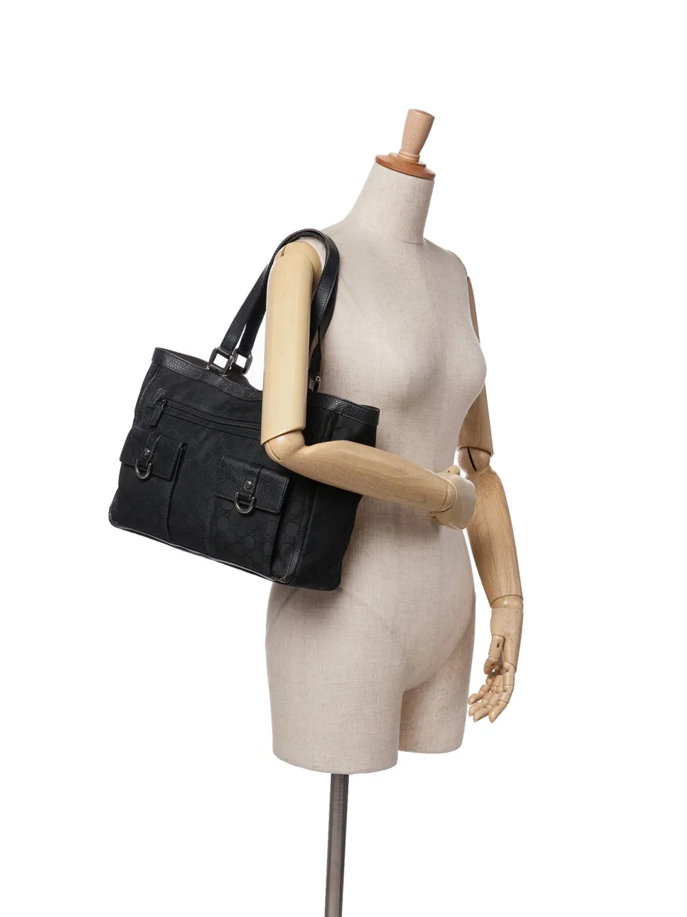 Gucci Pre-Owned 2016-2024 GG Canvas Abbey D Ring Pocket tote bag | Pre-Owned | Image 2