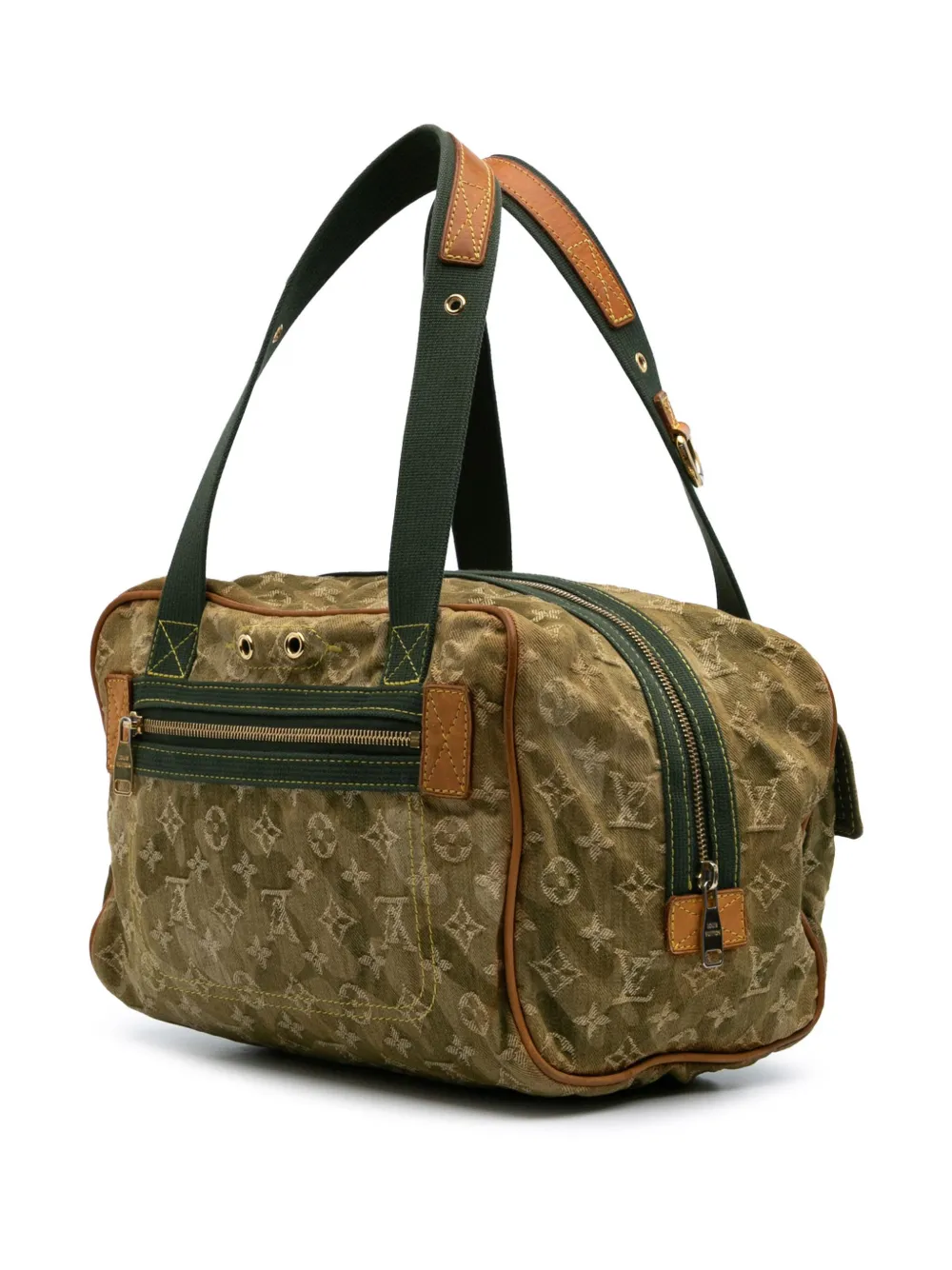 Pre-owned Louis Vuitton 1998 Takashi Murakami Monogramouflage Denim Jasmine Handbag