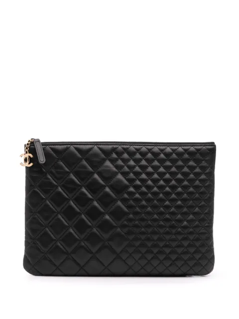 CHANEL Pre-Owned 2016-2017 Medium Bi Quilted Lambskin Cosmetic Case clutch bag