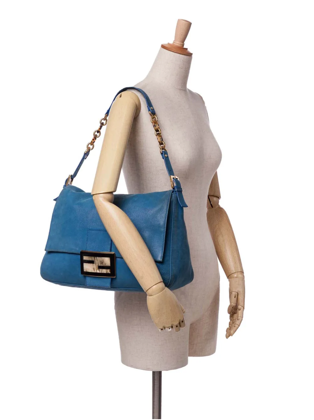 Fendi Pre-Owned 2010-2024 Large Leather Chain Mamma Forever shoulder bag | Pre-Owned | Image 2