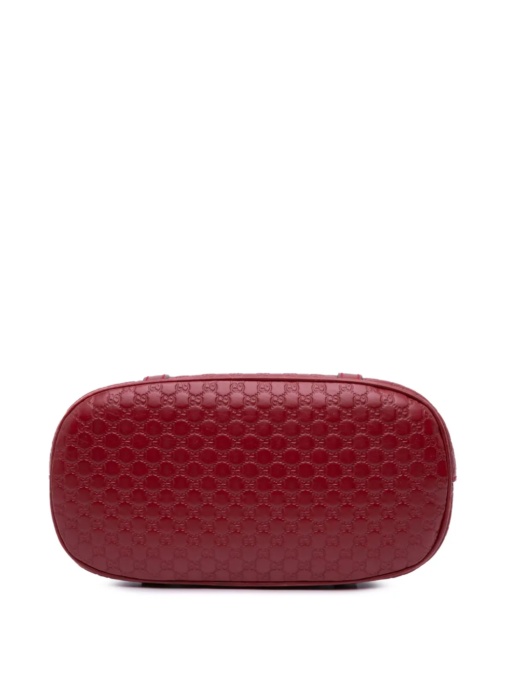 Pre-owned Gucci 2016-2024 Mini Microssima Dome Satchel