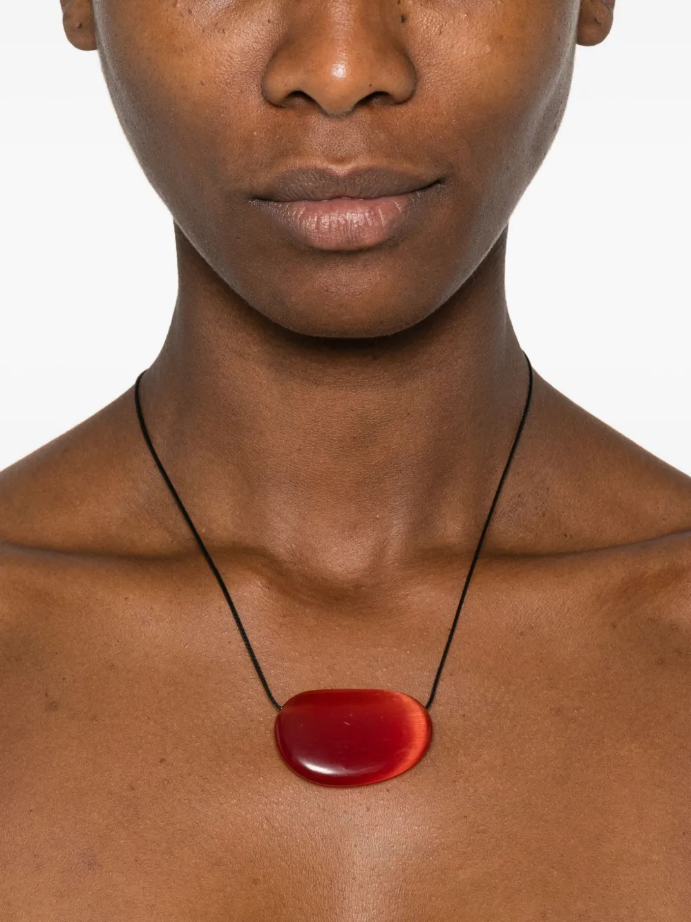 Heaven Mayhem HM JULIA RED GLASS BEAD NECKLACE - Rood
