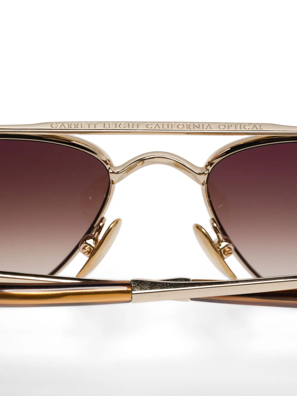 Garrett Leight El Capitan zonnebril Goud