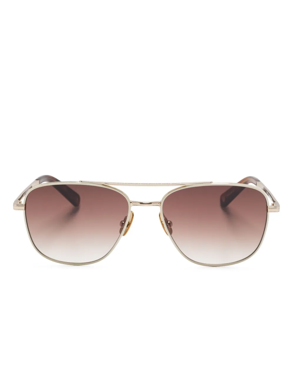 Garrett Leight El Capitan zonnebril Goud