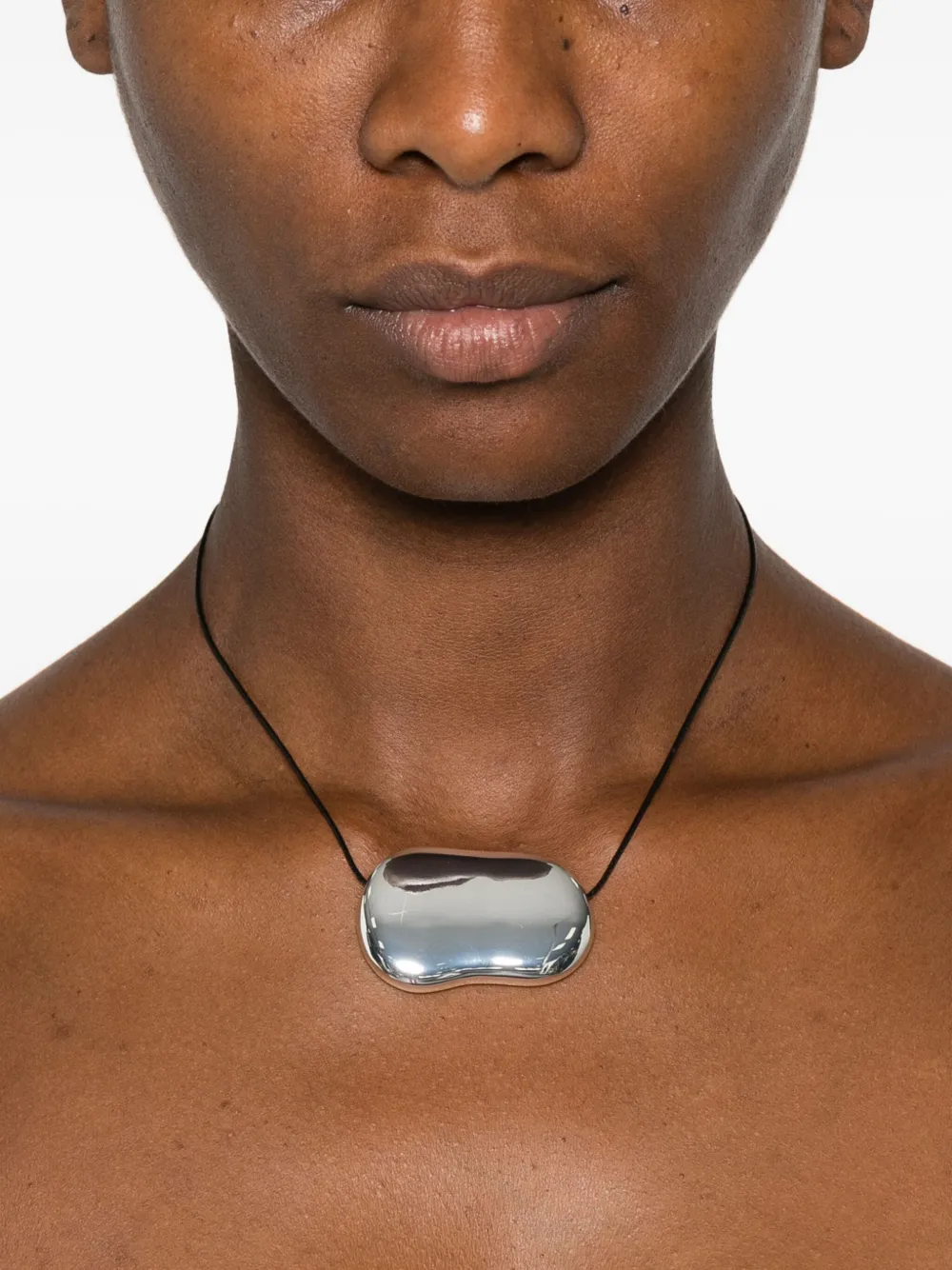 Heaven Mayhem HM JULIA SILVER METAL BEAD NECKLACE - Zilver