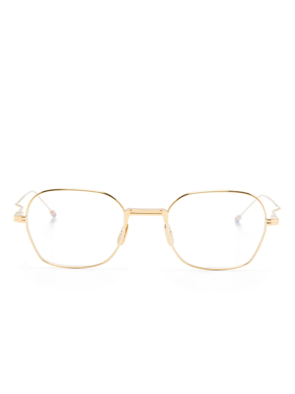 Thom Browne Eyewear square-frame glasses | Gold | Image 1