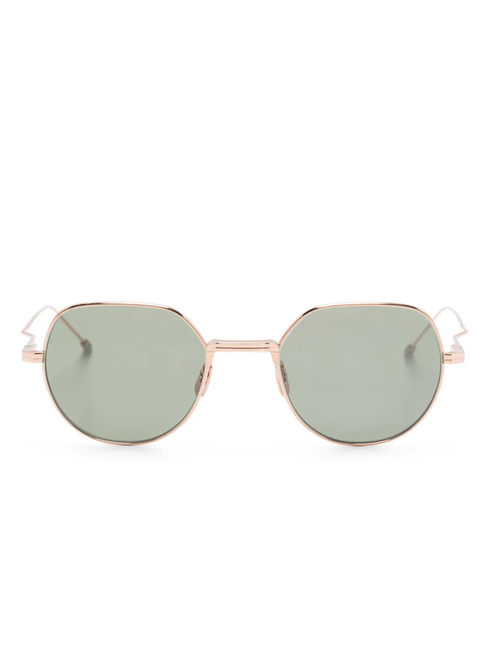 Thom Browne Eyewear round-frame sunglasses | Gold | Image 1