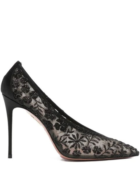 Aquazzura escarpins Mon Amour 105 en tulle