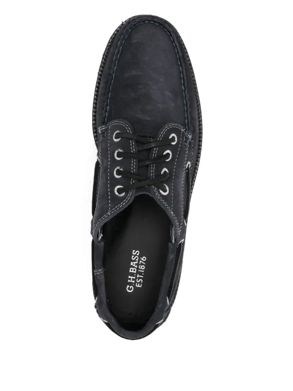 G.H.Bass Ranger Camp デッキシューズ | ブラック | FARFETCH JP