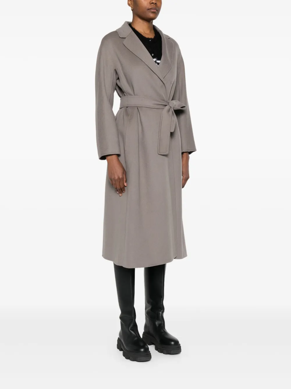 'S Max Mara Jas van scheerwol Grijs