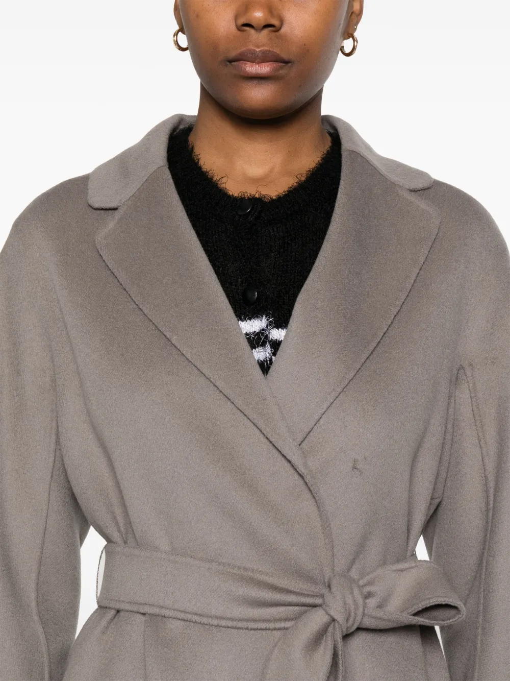 'S Max Mara Jas van scheerwol Grijs