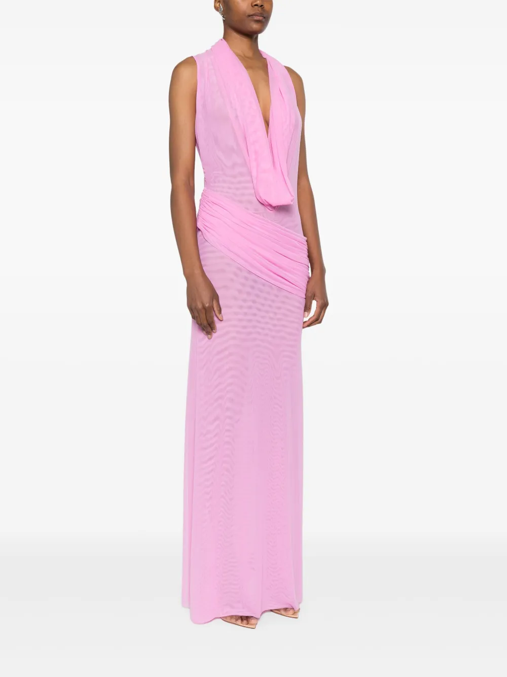 David Koma Semi-sheer Gown
