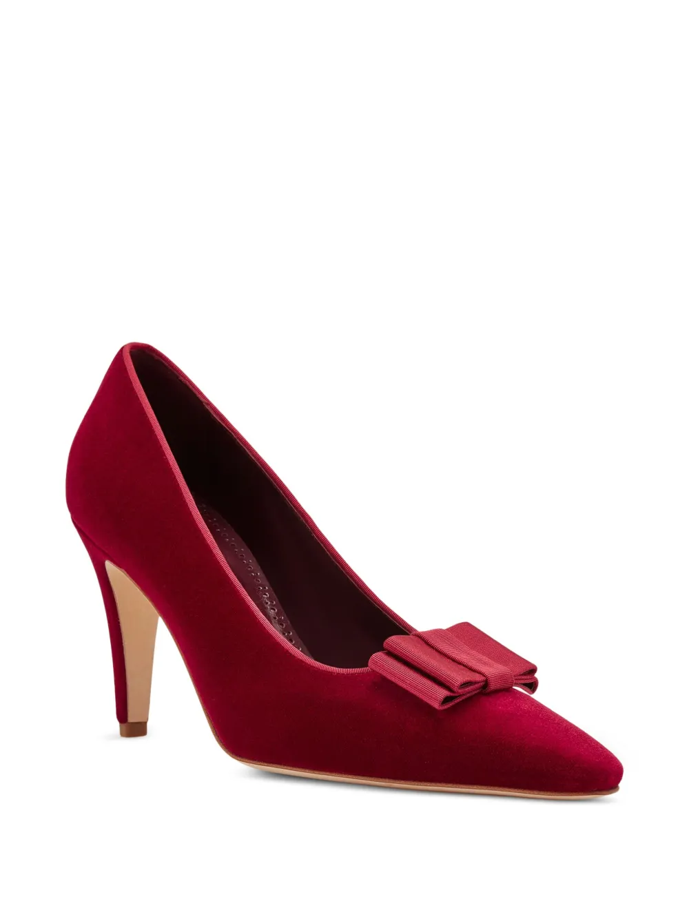Manolo Blahnik bow-detail velvet pumps | Heeled Pumps | Image 2