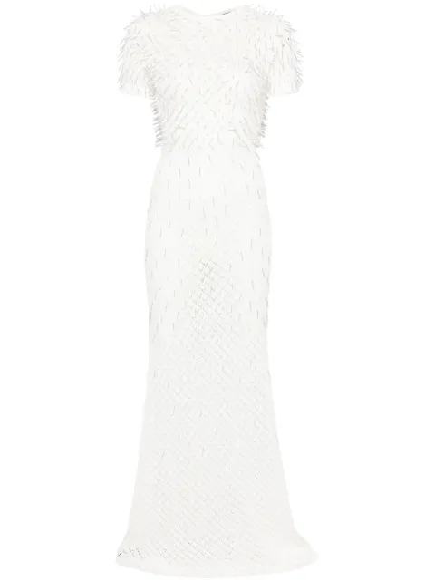 David Koma knitted maxi dress
