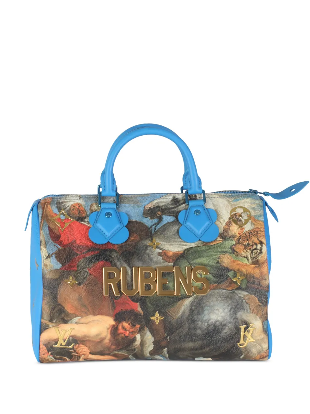 Pre-owned Louis Vuitton X Jeff Koons 2017 Speedy 30 Rubens Handbag