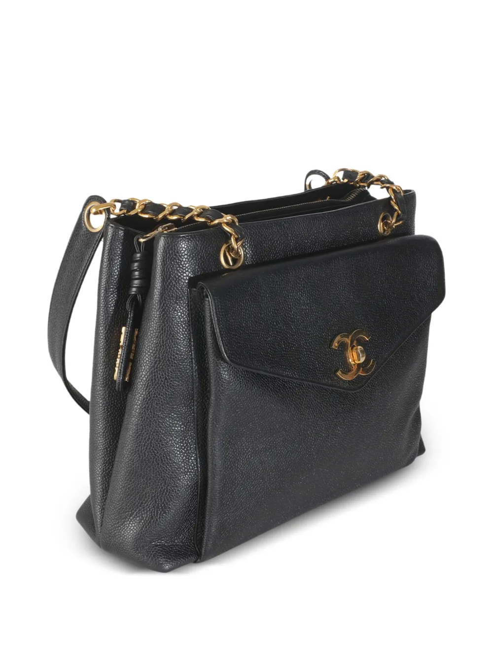 CHANEL Pre-Owned bolsa de hombro con cierre CC 1994-1996 | Estilos de archivo | Image 2