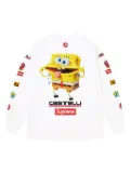 Supreme x SpongeBob x Castelli Racing long-sleeves T-shirt - White