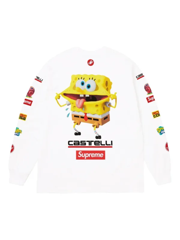 ウェア Supreme x SpongeBob Castelli Racing Buy Supreme x Spongebob Squarepants x Castelli Racing Long