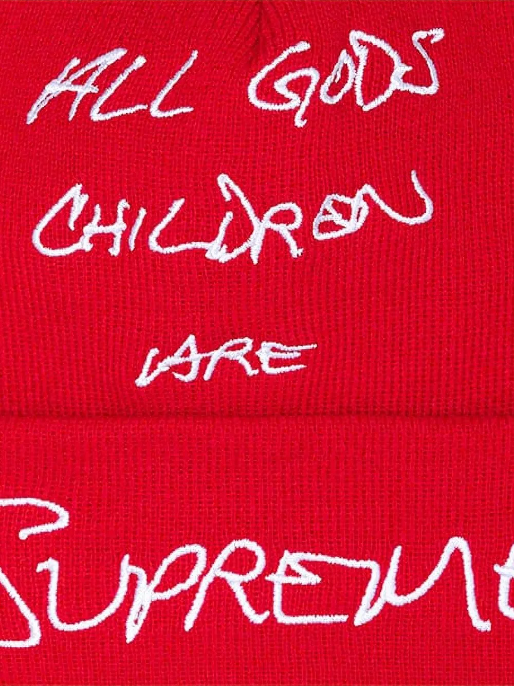 Supreme God's Children beanie - Rood