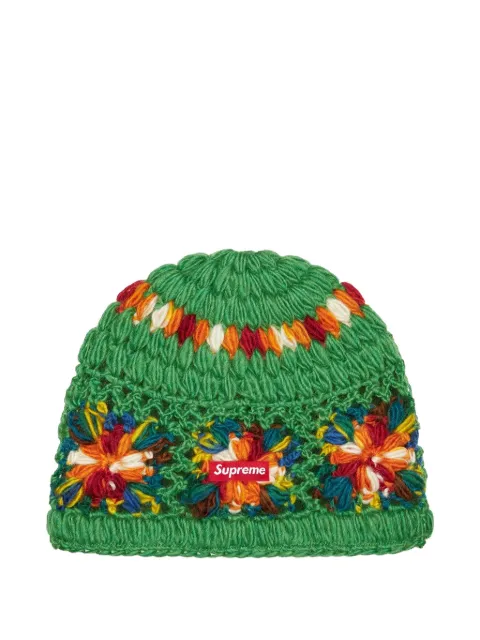 Supreme crochet beanie