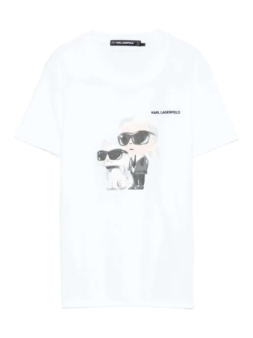 Karl Lagerfeld Cat-print T-shirt
