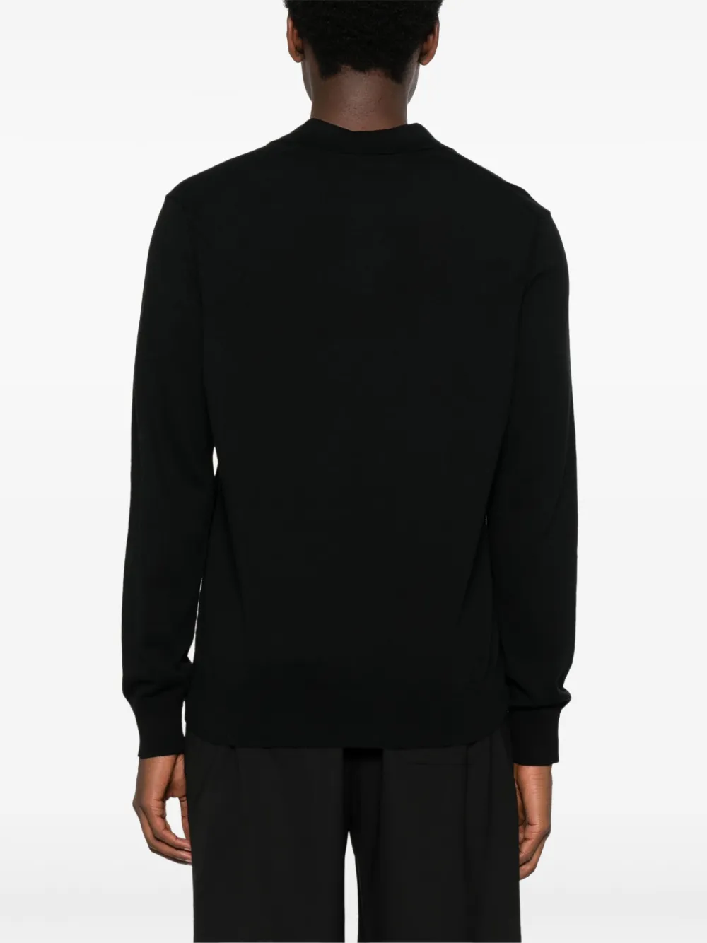 BOSS Poloshirt van katoenblend Zwart