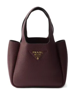 【希少】PRADA プラダ レザー ボーリングバッグ ミニボストン ボルドー Prada Liaison Mini Leather Handbag | Brown | FARFETCH