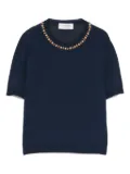 ERMANNO FIRENZE crew-neck T-shirt - Blue