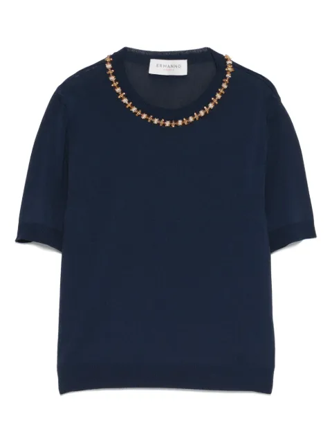 ERMANNO FIRENZE  playera con cuello redondo