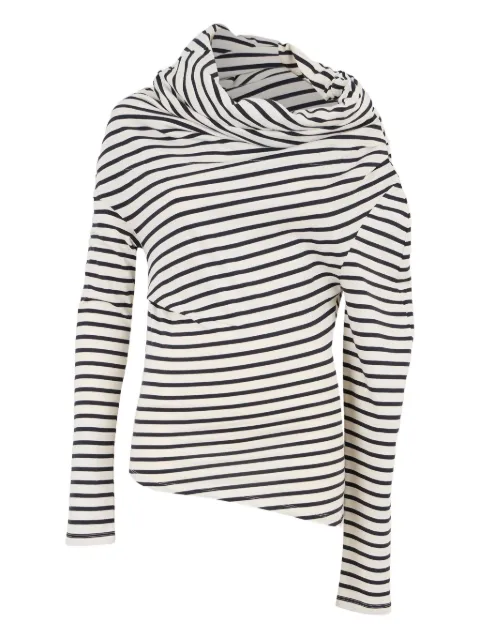 A.W.A.K.E. Mode asymmetric striped top