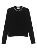 ERMANNO FIRENZE crystal-embellished cardigan - Black