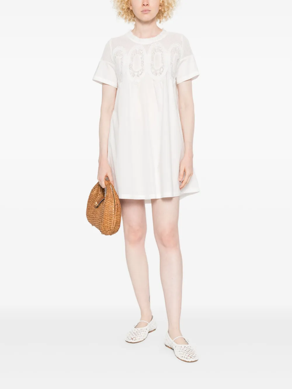 ERMANNO FIRENZE cotton dress - Wit