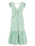 FARM Rio cut-out midi dress - Green