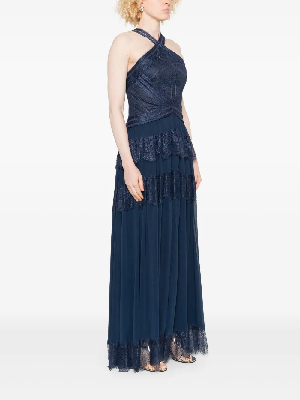 ERMANNO FIRENZE Mouwloze jurk Blauw