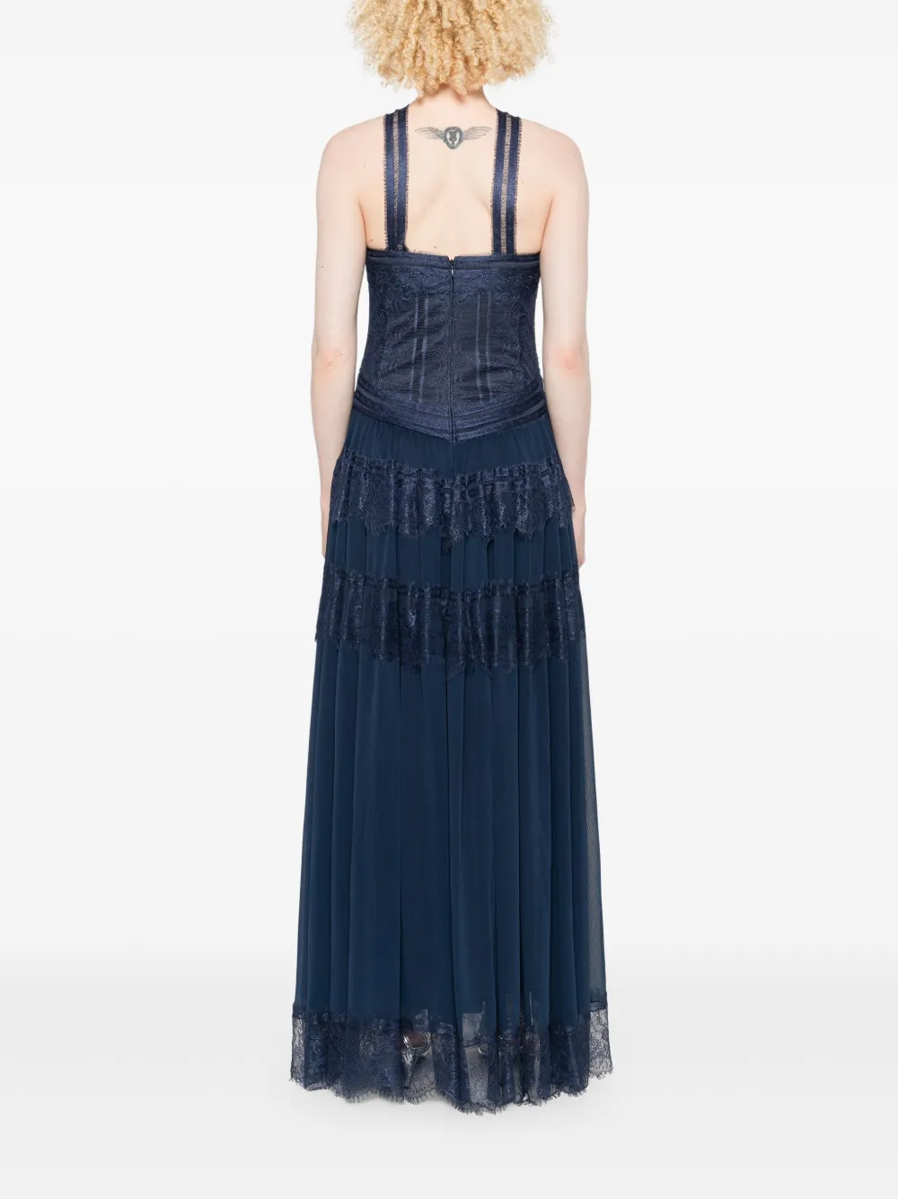 ERMANNO FIRENZE Mouwloze jurk Blauw