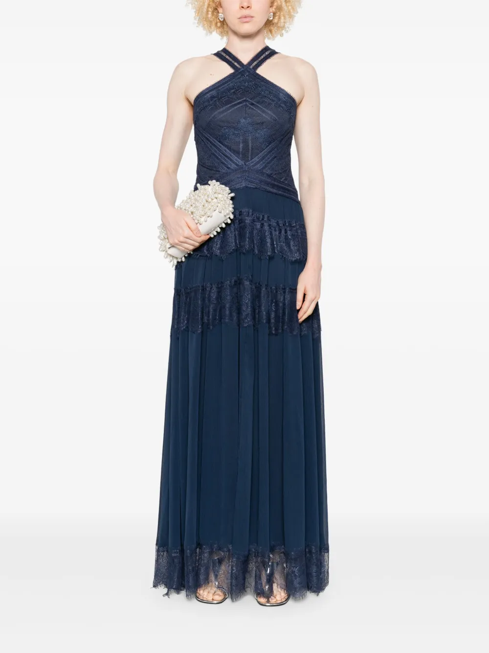 ERMANNO FIRENZE sleeveless dress - Blauw